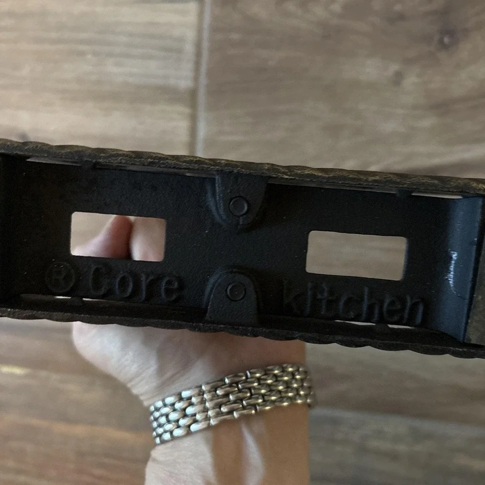 A Core‎ Kitchen Anchor Napkin/Letter Holder In Nautical Black Cast Iron